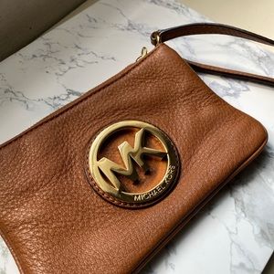 Michael Kors Leather Wristlet